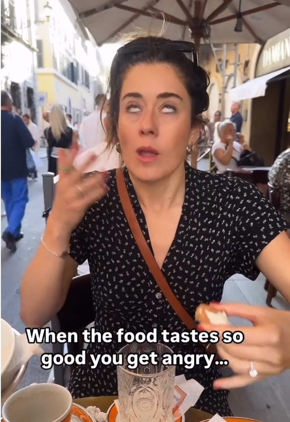 A post by @manonmathews on TikTok caption: Who else does this?! 🍝 #travel #food #bestmeals #paris