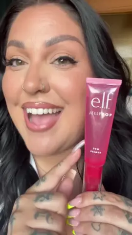 A post by @elfyeah on TikTok caption: the limited-edition Jelly Pop fam is BACK and juicier than ever 💦 now available @Ulta Beauty 💖 get the glow-down on this juicy drop from e.l.f.’s own Senior Director of Artistry @Lipsticknick 👀 the ✨ exclusive ✨ Jelly Pop Vault features the entire collection, all packed inside the One in a Melon makeup bag (online only at Ulta Beauty!) 👛 the full collection is available online & in-store 🧡 #elfcosmetics #eyeslipsface #JellyPop #spillthetea 