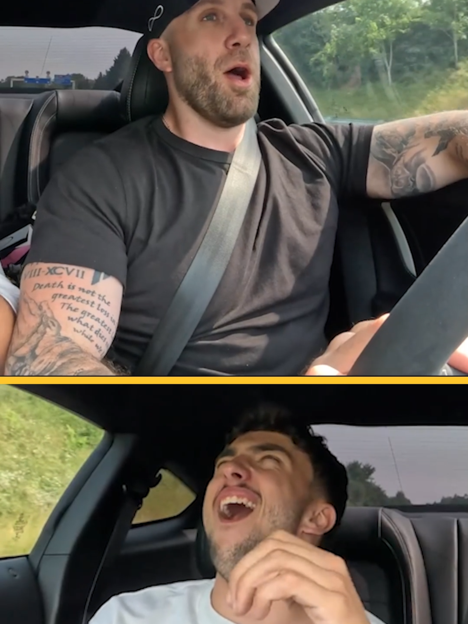 A post by @gmk on TikTok caption: Ma VRAIE réaction quand les gens m'insultent ! 😅 #inoxtag #inox #sportcar #luxe #gmk
