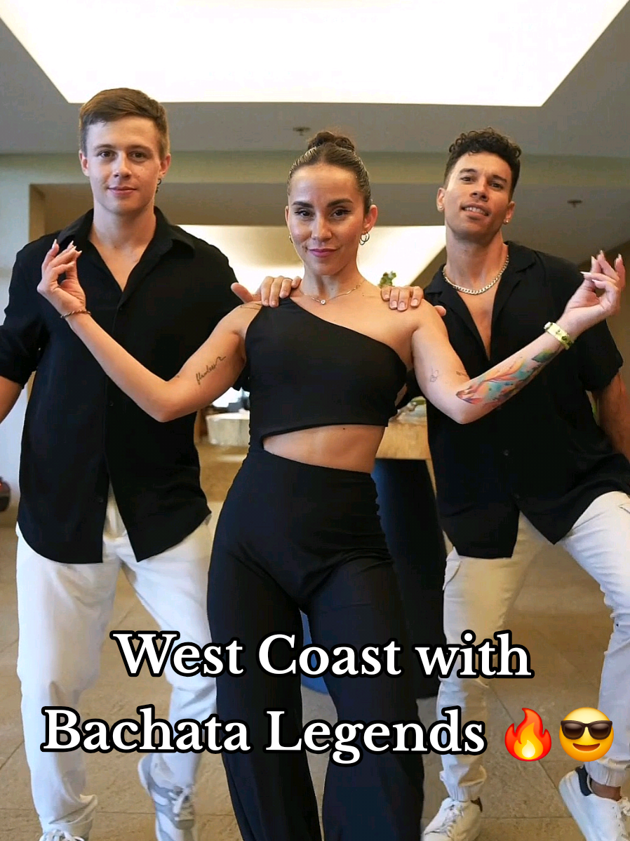 A post by @leolorenzooo on TikTok caption: West Coast with Bachata Legends 🔥😎 When two universes collide and the vibe is just there 😁 Such a good time with those 2 amazing artists, human beings and friends who made the WE memorable 😍 They had never danced West Coast Swing and did an incredible job in so little time 😳 Insta: 🕺@leolorenzooo  🕺💃@pabloyraquelbachata @pabloyraquelofficial 🎥💻@micka_nvan  🏢@escapethefestival  🎶@cassie "Me and U" Feel free to share 🙏 #dance #dancers #dancer #danse #danseurs                            