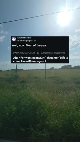 A post by @rslashreddit_ on TikTok caption: Aita? For wanting my(34f) daughter(15f) to come live with me again ? u/Maleficent_Phase4688 #rslashreddit_ 