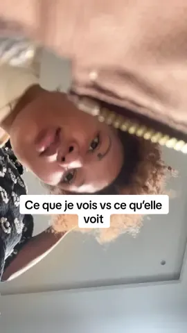 A post by @jamesetshona on TikTok caption: Ce que je vois vs ce qu’elle voit 😭