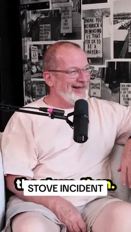 A post by @calebsaysthings on TikTok caption: you’re hired! we’ll figure the rest out later. click the link in my bio for the full episode #fyp #fypage #foryou #podcast #sotrue #stove 