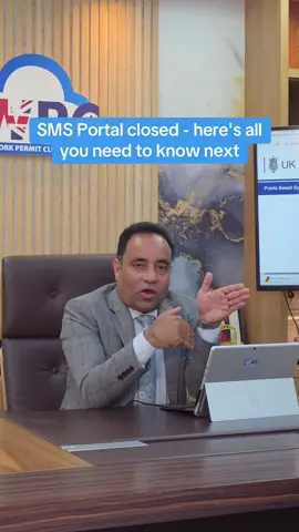 A post by @workpermitcloudltd on TikTok caption: SMS Portal closed - here's all you need to know next