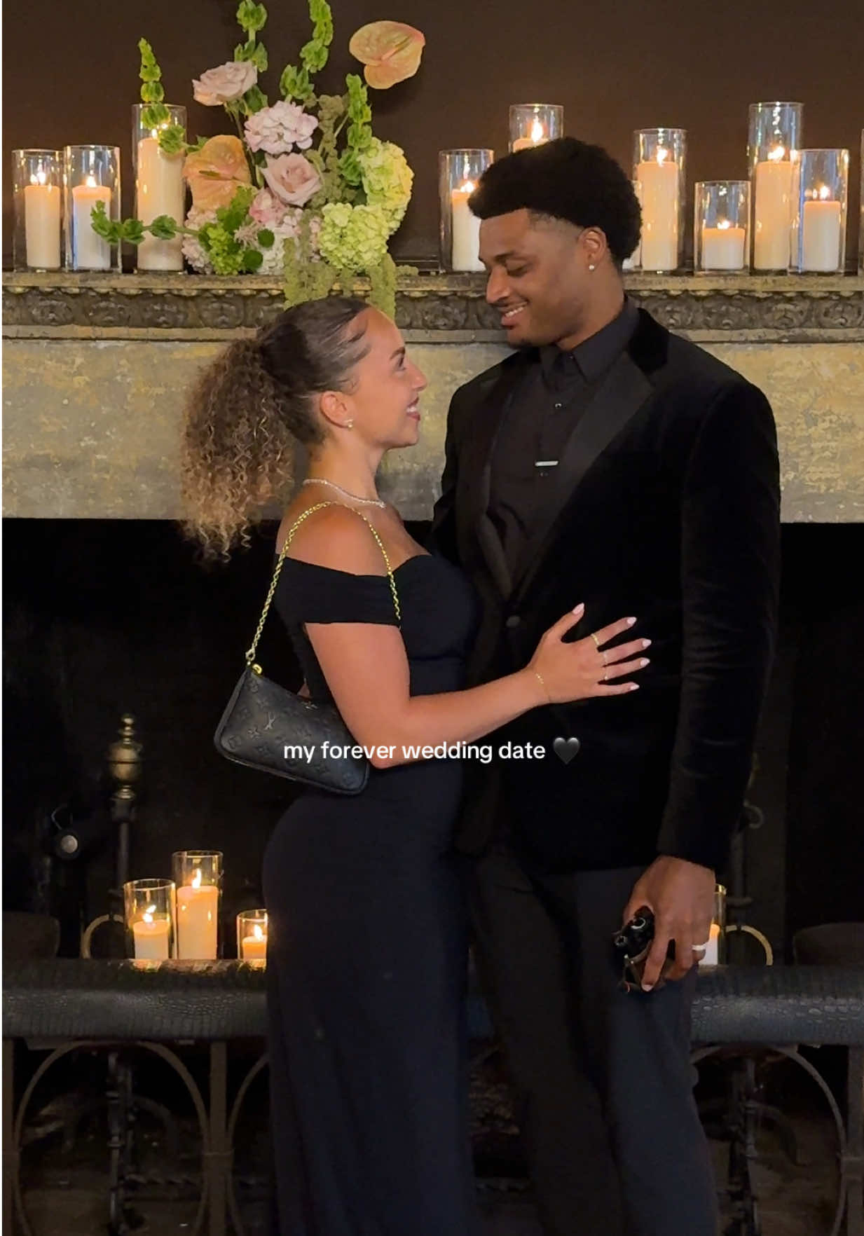 A post by @ on TikTok caption: You’re everything I dreamed of Mr.Green 🥺 loved celebrating yall @emy brookins @Malik Brookins 