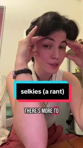 A post by @oddpride on TikTok caption: Selkies (a rant) #funfacts #folklore #mythology #scottish #Scotland #selkie #mindblown #history 