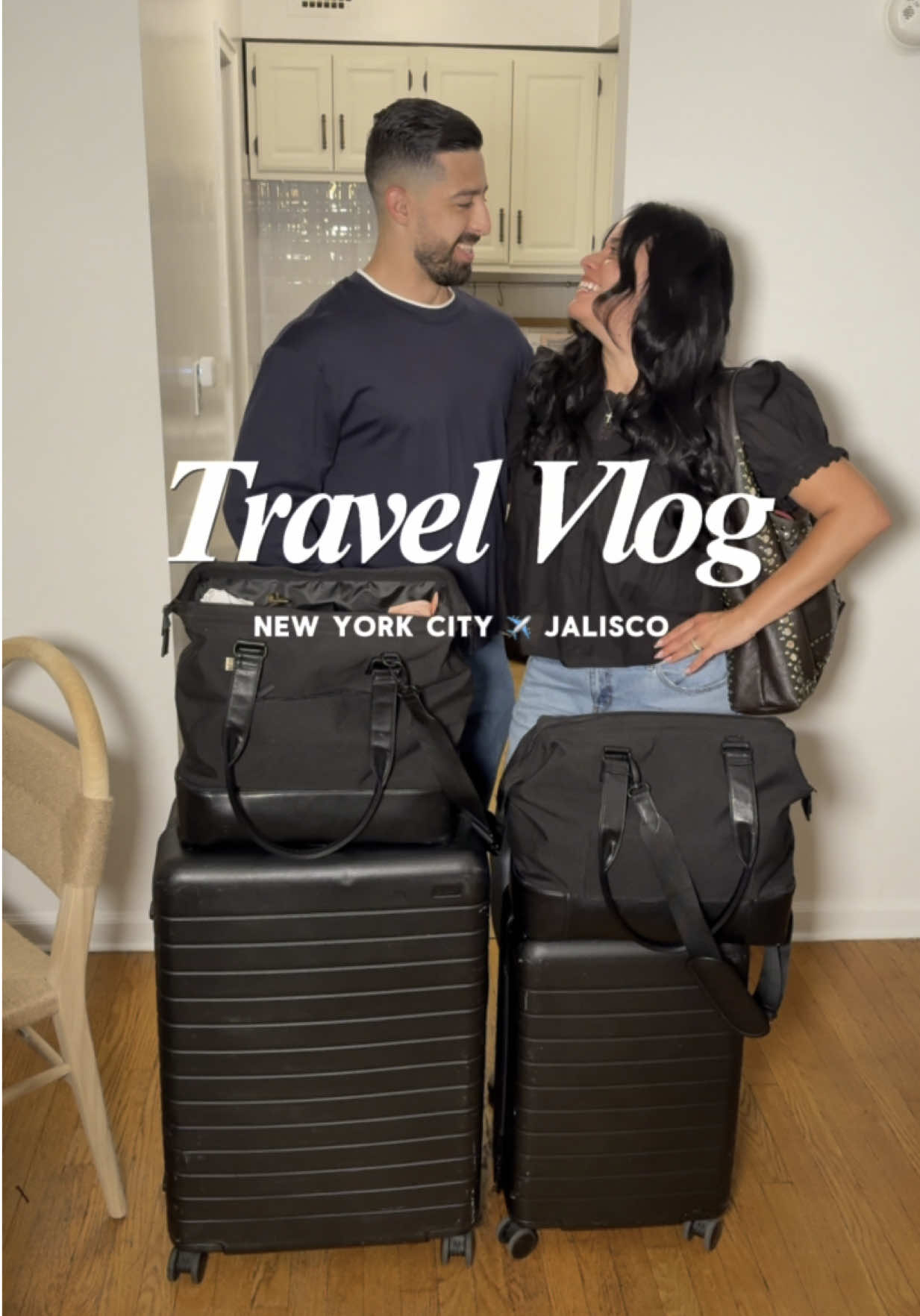 A post by @niessaxoxo_ on TikTok caption: Travel with us from New York to Jalisco, Mexico, where we’ll be spending an amazing week with family. We couldn’t resist making a pit stop to indulge in a delicious torta ahogada before even reaching our destination! The town might have spotty reception, so please bear with us as we share updates over the next few days. We can’t wait to bring you along for the adventure! ❤️🇲🇽🌯 #travelwithme #travelday #travelvlog #bali #visitmexico #visitméxico #husbandandwife @emilionavarro_ @BÉIS @away 