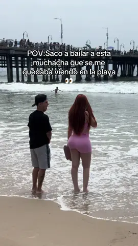 A post by @uzielgonzalezz on TikTok caption: Si la conocen etiquétenla 👀🌊☀️#fyp #uzielgonzalez #viral #bailando #foryoupage #cali #banda #mexico #bailes #paratí #baila #eluziel #paratii #edenmuñoz #evamaria #melody #santamonica #summer @Adrian Guevara🍻 @Melody 
