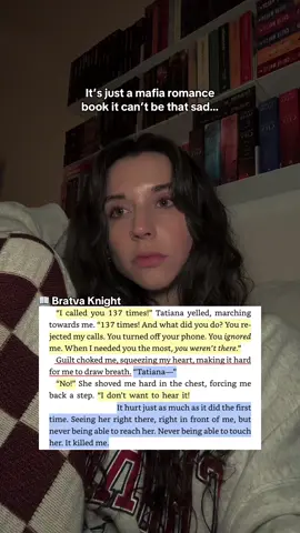 A post by @mariannasreads on TikTok caption: The way I couldn’t stop crying. 5 stars. Bratva Knight by @T J Maguire | Author  #BookTok #bookrecs #darkromancebooks #mafiaromancebooks #darkromance 