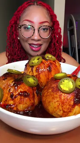 A post by @kie_eats on TikTok caption: Spicy Onion Boil Mukbang 🧅 This was so spicy 🌶️ 🥵 #onions #onionboil onion boil mukbangs #mukbang #asmr #creatorsearchinsights 