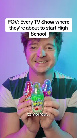 A post by @tyler_warwick on TikTok caption: Every Back to School episode went just like this!! 😂 @BabyBottlePop® #BabyBottlePop #BBPSillyU #BBPPartner