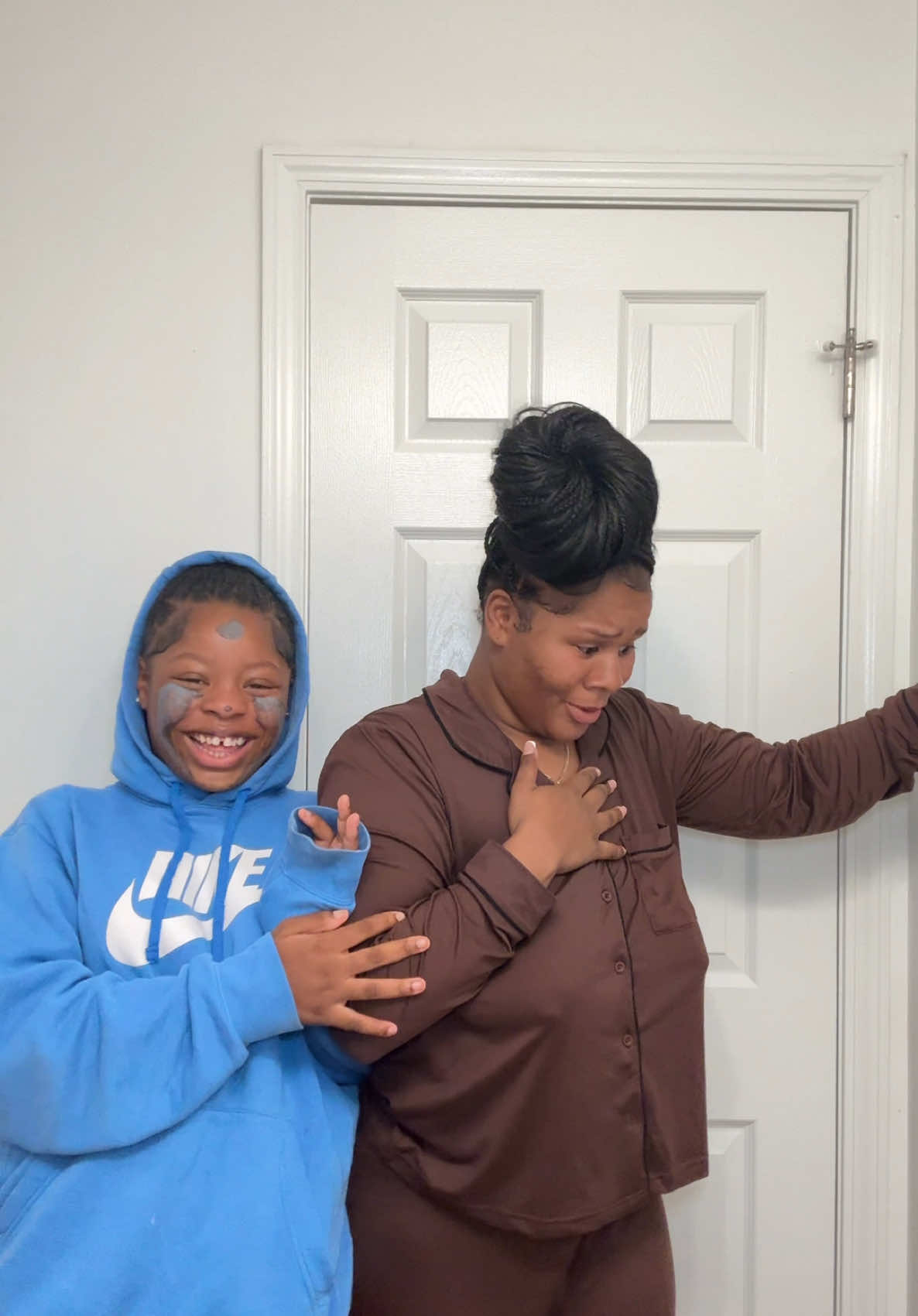 A post by @isistkeyah on TikTok caption: 😳 #fyp #isistkeyah #demi #pregnancytest #baby #pregnant #suprise #shocked #baby#4 #girlmom #? 