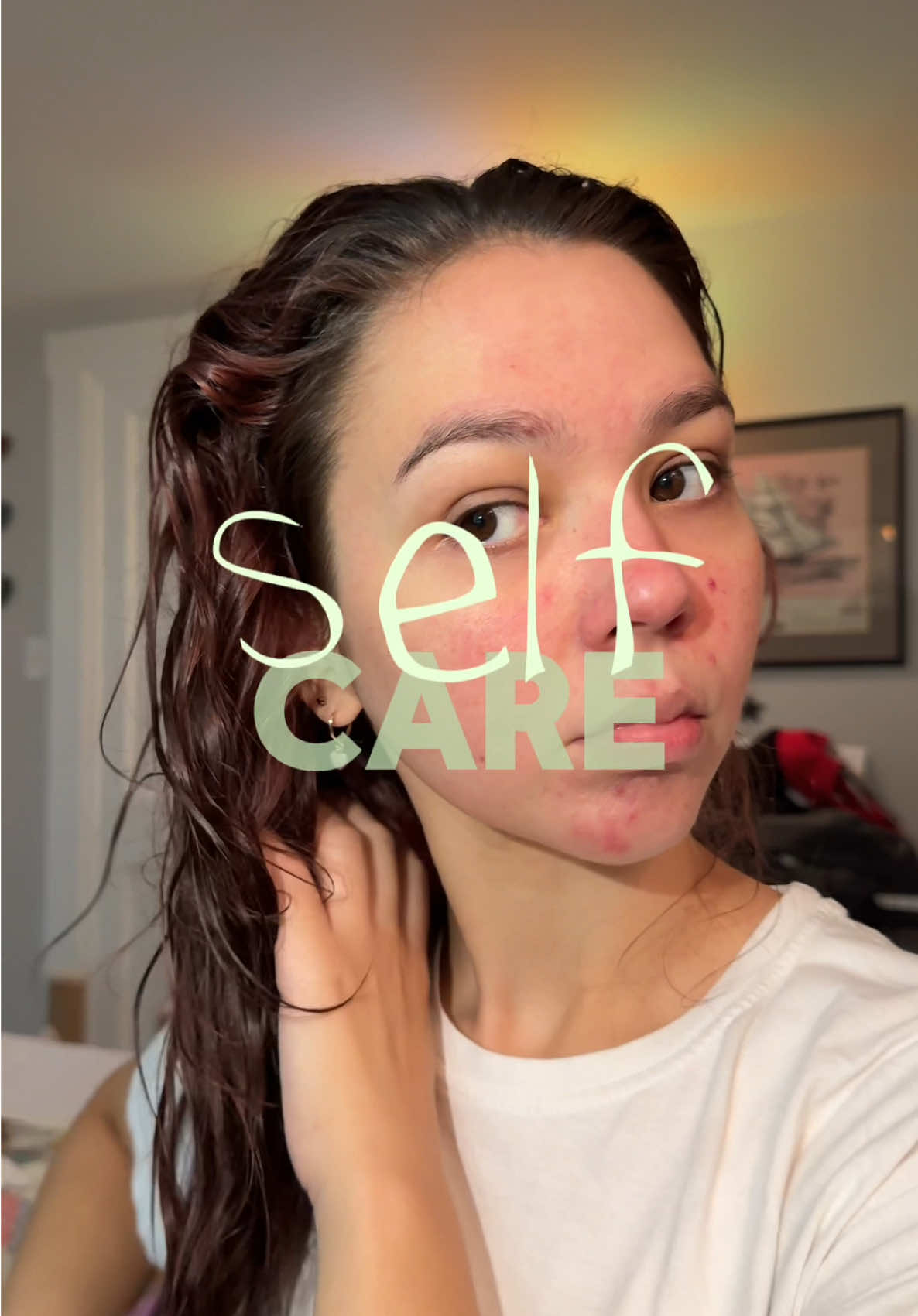 A post by @chritchin on TikTok caption: really surprised I haven’t used this song before…self care!   🍵🤍🍬🍈🥥 @Beauty of Joseon glow replenishing rice milk toner, ginseng moist sun serum, dynasty cream @Redken acidic bonding concentrate leave-in treatment  @Dove Beauty & Personal Care  @Revlon Hair Tools  @Tatcha US the brightening serum & the brightening eye cream, the silk sunscreen  @Supergoop glow gloss “vanilla soft serve” #acne #s#SkinCares#selfcaregrwm