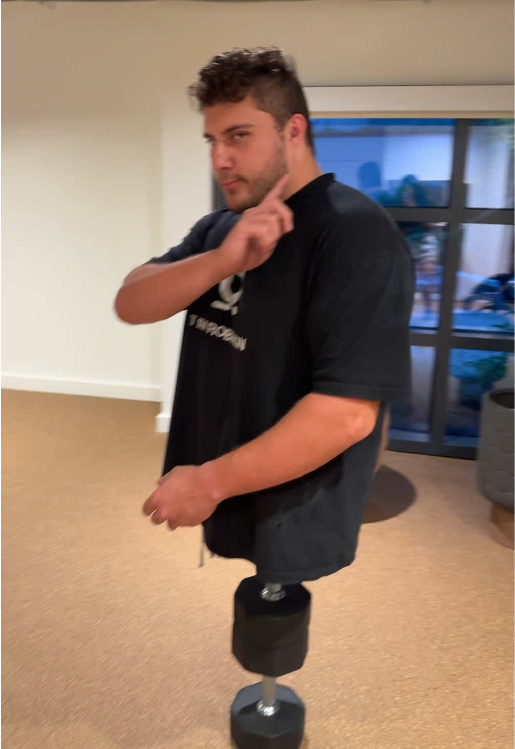 A post by @menecisandbrody on TikTok caption: Haven’t seen anyone do the trend this way 😂🤭 @Brody’s Rips @Nicki Minaj #fyp 