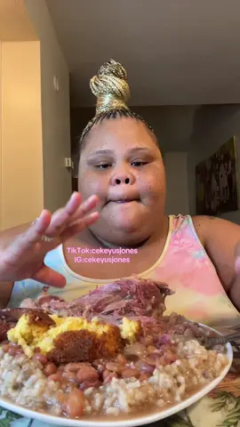 A post by @cekeyusjones on TikTok caption: #eatwithcekeyus 