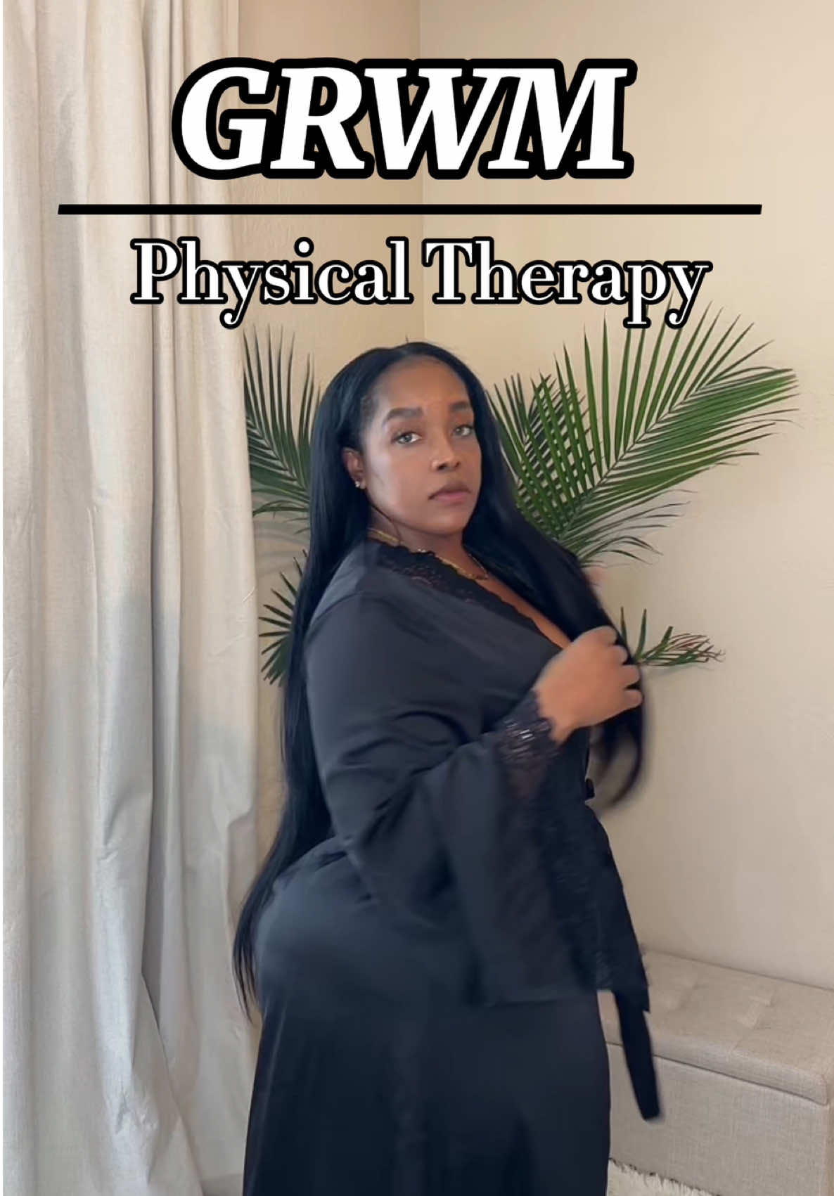 A post by @londondagreat1 on TikTok caption: I know I’ve been mia but I have an good but unfortunate reason why. I was in a car accident, hit by a drunk driver and now require some physical therapy to fix what was injured. So GRWM to go get this neck, spine and arm worked out! Hopefully I’m able to get back in the gym soon😩😩😭 #GRWM #grwmroutine #fyp #physicaltherapy #injuryrecovery 