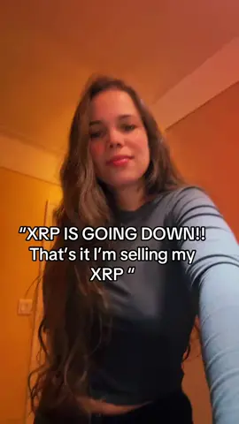 A post by @tradingwiththequeen on TikTok caption: sell it and get outta here😂😂😂#cryptocurrency #btc #xrp 