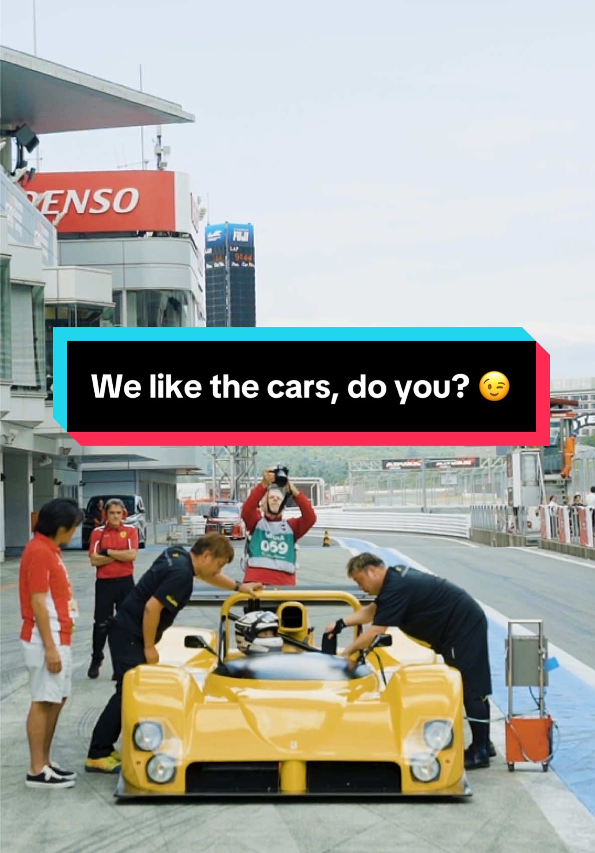 A post by @ferrari on TikTok caption: We like the cars, do you? 😉 #FerrariCorseClienti #FerrariRacingDays #FerrariRaces 