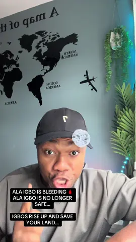A post by @mazitt305 on TikTok caption: ALA IGBO IS BLEEDING 🩸  ALA IGBO IS NO LONGER SAFE… IGBOS RISE UP AND SAVE YOUR LAND… #Viral #trending #usa_tiktok #nigeriantiktok🇳🇬 #fyp 