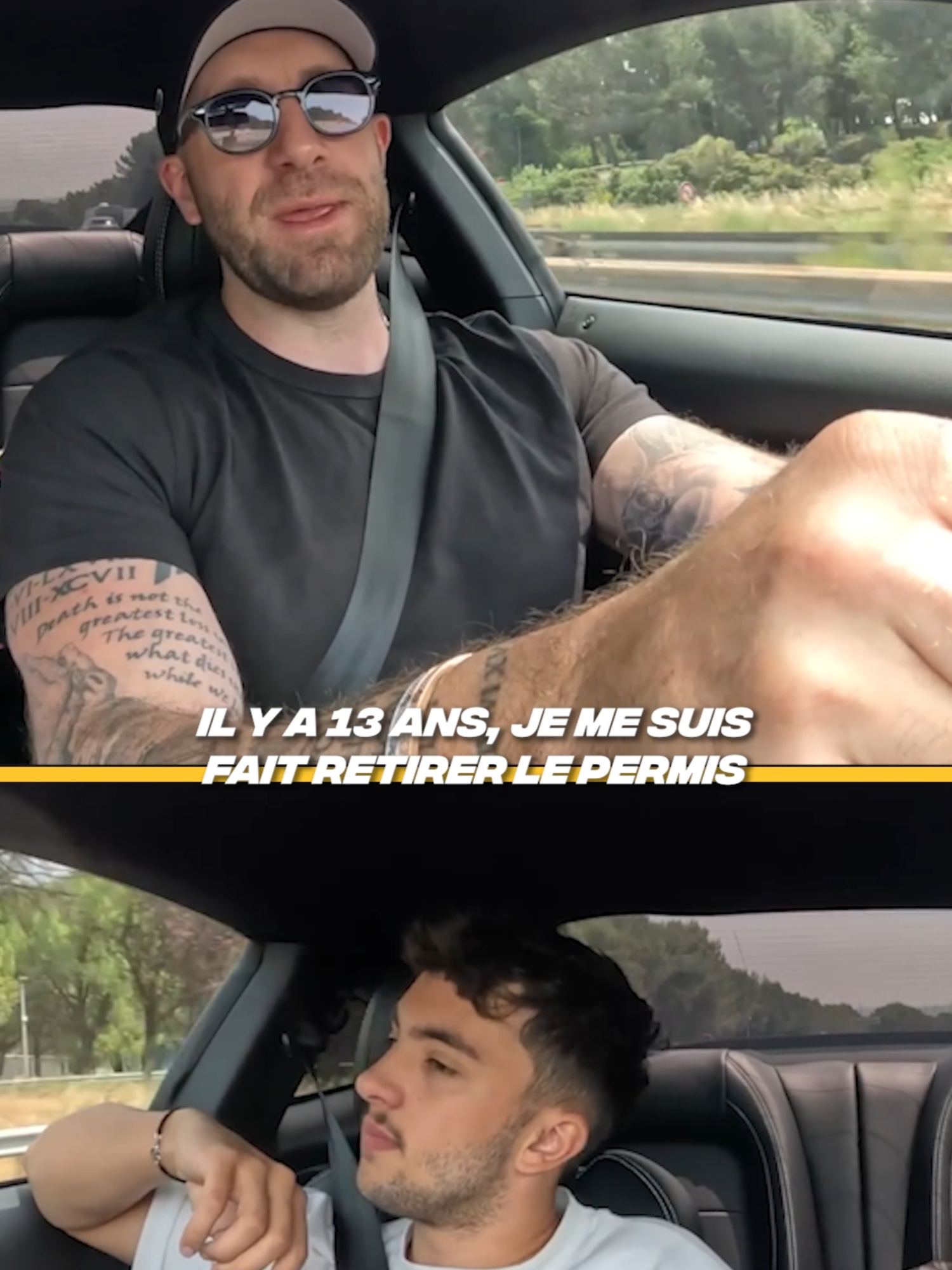 A post by @gmk on TikTok caption: J'ai perdu mon permis ici 😱 #permis #inoxtag #inox #sportcar #gmk