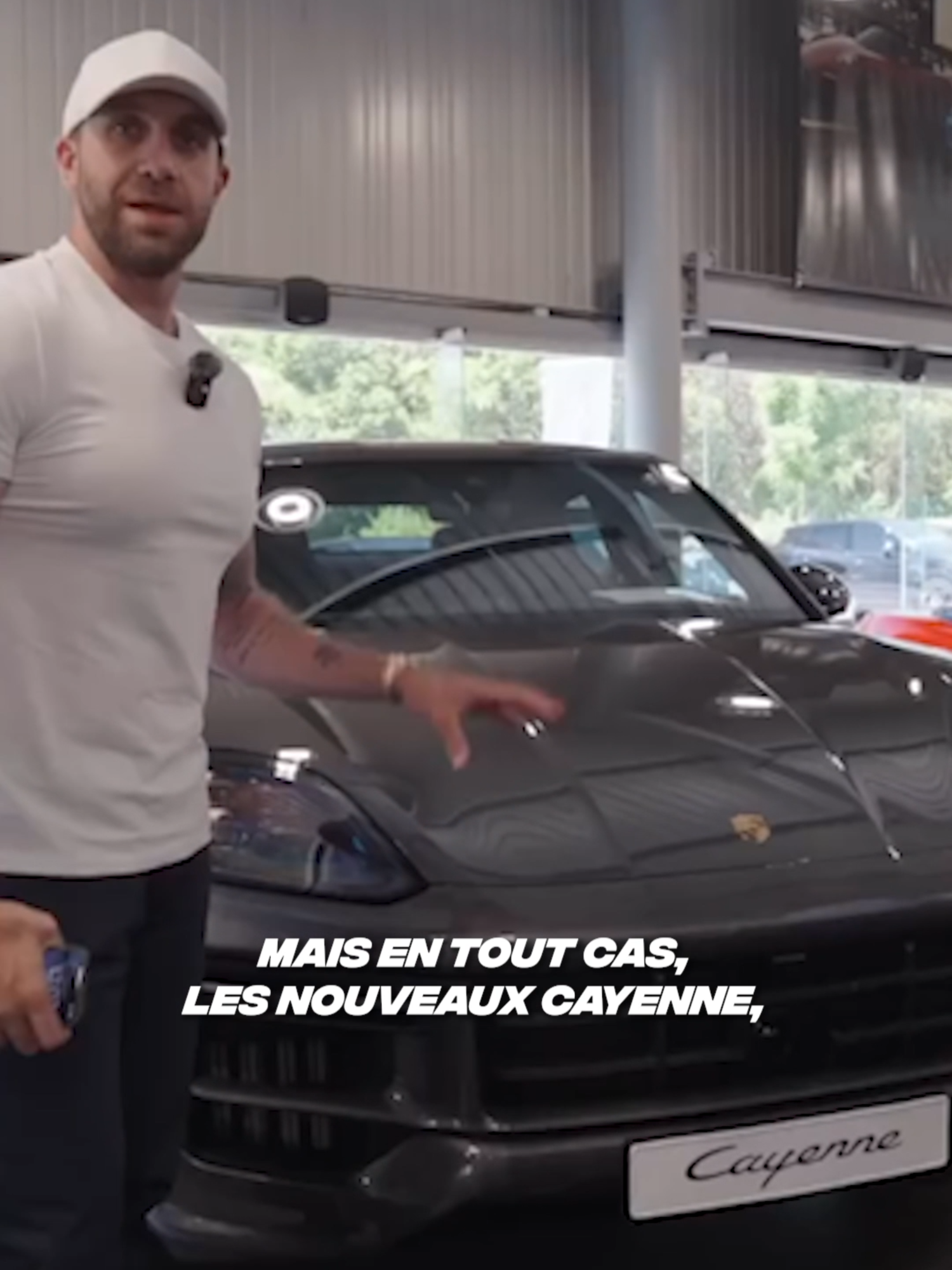 A post by @gmk on TikTok caption: Elle n'est pas autorisée en Europe 👀 #cayenne #cayenneturbo #turbogt #sportcar #luxe #gmk