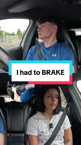 A post by @clearviewdriving on TikTok caption: Wait in the yellow box until there’s no traffic ahead or turn when the repeat traffic light go red #driving #car #test #fail #london #teacher #fyp
