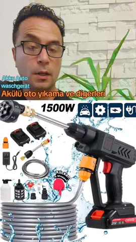 A post by @kemalcanpolattv on TikTok caption: New car wash gun two electric one Charge six in one Auto waschgeräte 6 in 1 mit Akku für Auto, Garten / 6si birarada oto yikama nahce sulama ve benzeri yerlerde kullanabilirsiniz sarjli akü  #cktv ##kemalcanpolattv #tiktokshopdeutschland #tiktokshop #tiktokalmanya #almanyadakitürkler #avrupadakitürkler #gurbetcilerburaya #deutschland🇩🇪  #autowaschen #autowash #carwash #carwashing #giessen #saubermachen #otoyikama #otoyikamamakinasi 