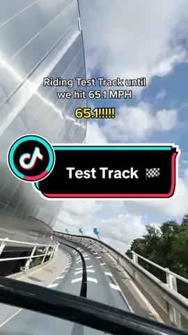 A post by @disneyparks on TikTok caption: We'll never tire of this 🛞🏁 #TestTrack #EPCOT #DisneyWorld 