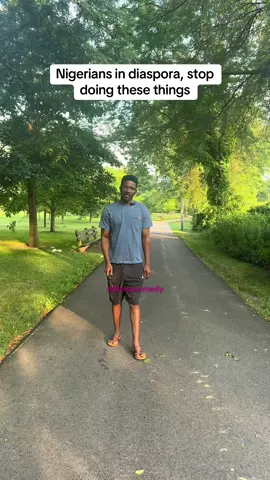 A post by @noxacomedy on TikTok caption: Nigerians in diaspora, stop doing these things.