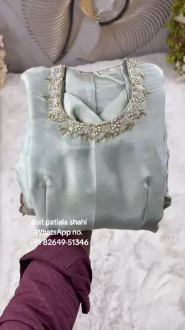 A post by @ on TikTok caption: WhatsApp no.:- +91 82649-51346 #suit_patiala_shahi #punjabisuits #boutiquesuits #boutiquestiching #canadaboutique #weddingsuits #torontowedding #canadasuits #trendingpunjabisuits #newpunjabisuits  #punjabwedding  #usaweddings #ontario #brampton #bramptonweddingshoot