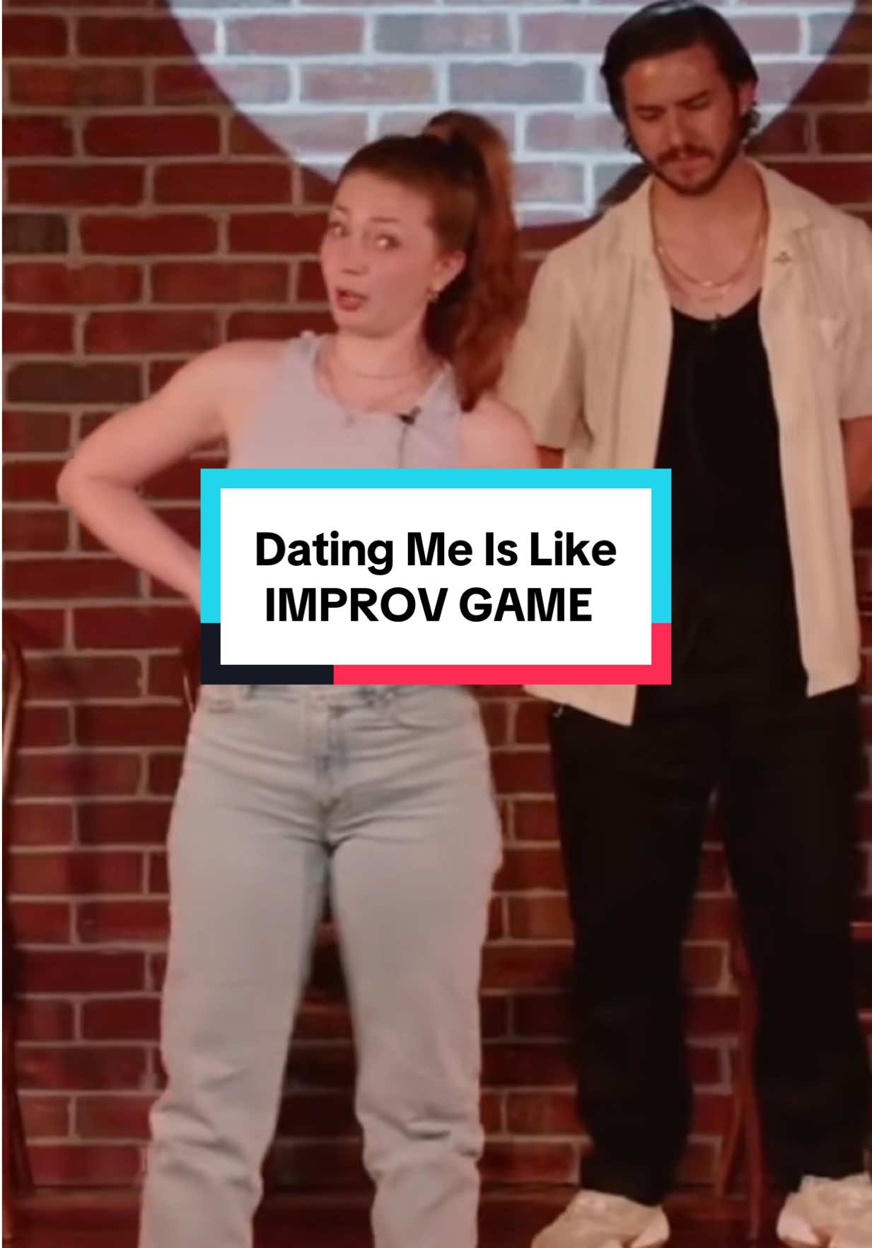 A post by @theimprovguy on TikTok caption: Dating Me Is Like | IMPROV GAME #improv #game #dating #improvbroadway 