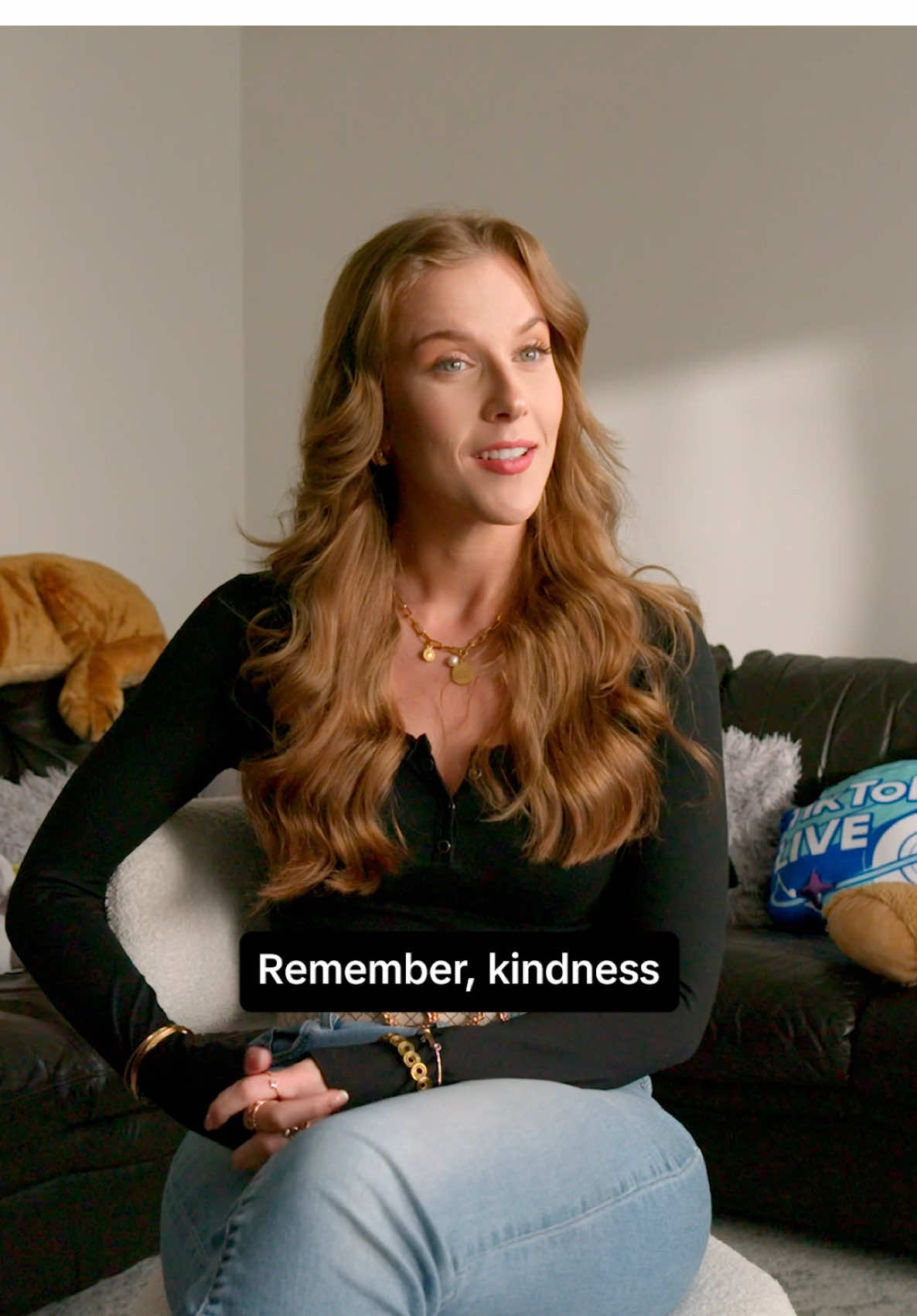 A post by @tiktok_uk on TikTok caption: When @✨Molly Allin✨ embarked on a solo move to London, her  first LIVE gave her the connection she needed most. Since  then, she’s built a family dedicated to doing good: sending  care packages, supporting food banks, and reminding people  they’re loved. That’s the power of kindness. That’s  #MyLIVEMyStory.