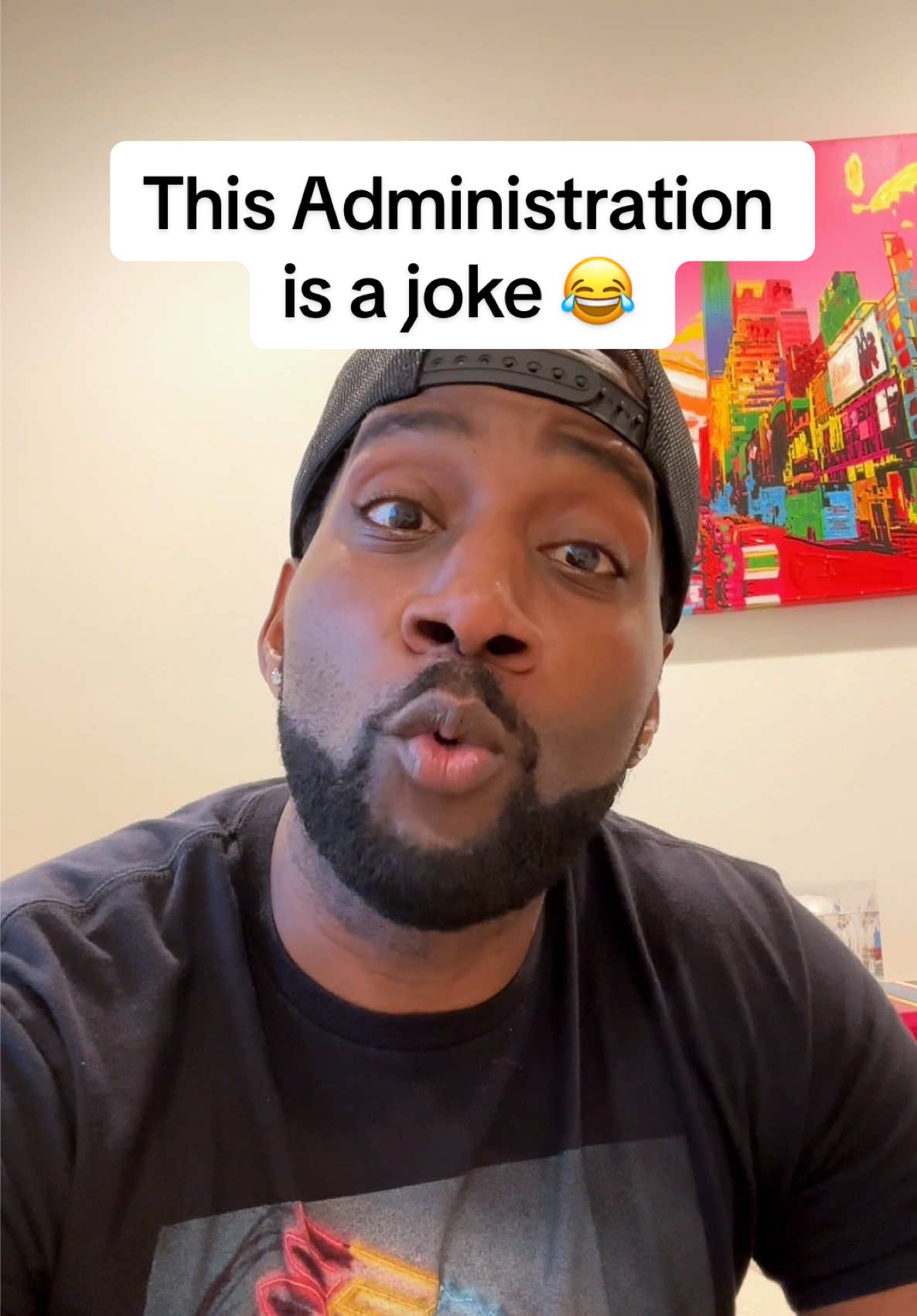 A post by @ on TikTok caption: This Administration is a joke 😂