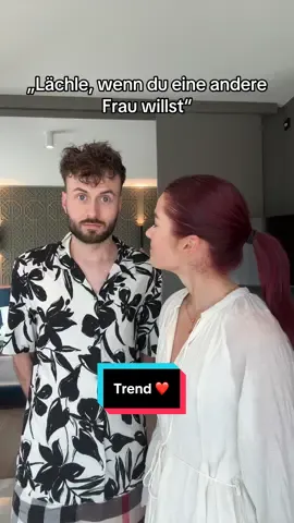 A post by @stineundmarc on TikTok caption: Was heißt das jetzt?😭 #funny #couplegoals #trends #foryou 