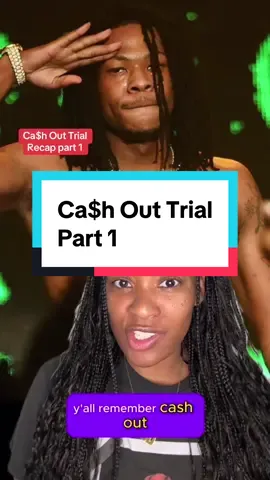 A post by @imnotalawyerbut on TikTok caption: Ca$h Out, his mom and his cousin were recently convicted and sentenced in their RICO trial.  Prosecutors proved the trio used Cash outs fame to exploit women for years. 
