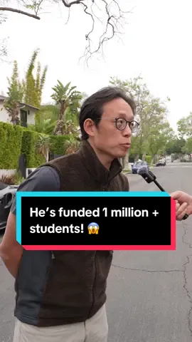 A post by @simonsquibb on TikTok caption: Yat Siu has funded over 1 million students! 😱 This sort of help is what’s going to change the world! 🌍  #simonsquibb #dreams #business