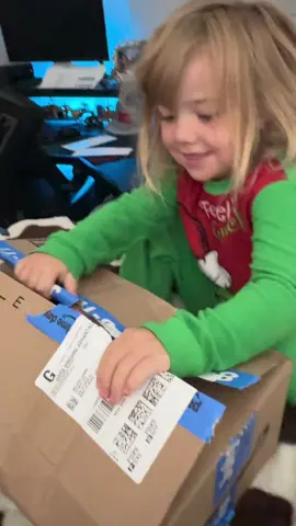 A post by @ on TikTok caption: Thank you Sasha! She loved them both. 🖤 #foryou #blueygirl #wishlistunbox 