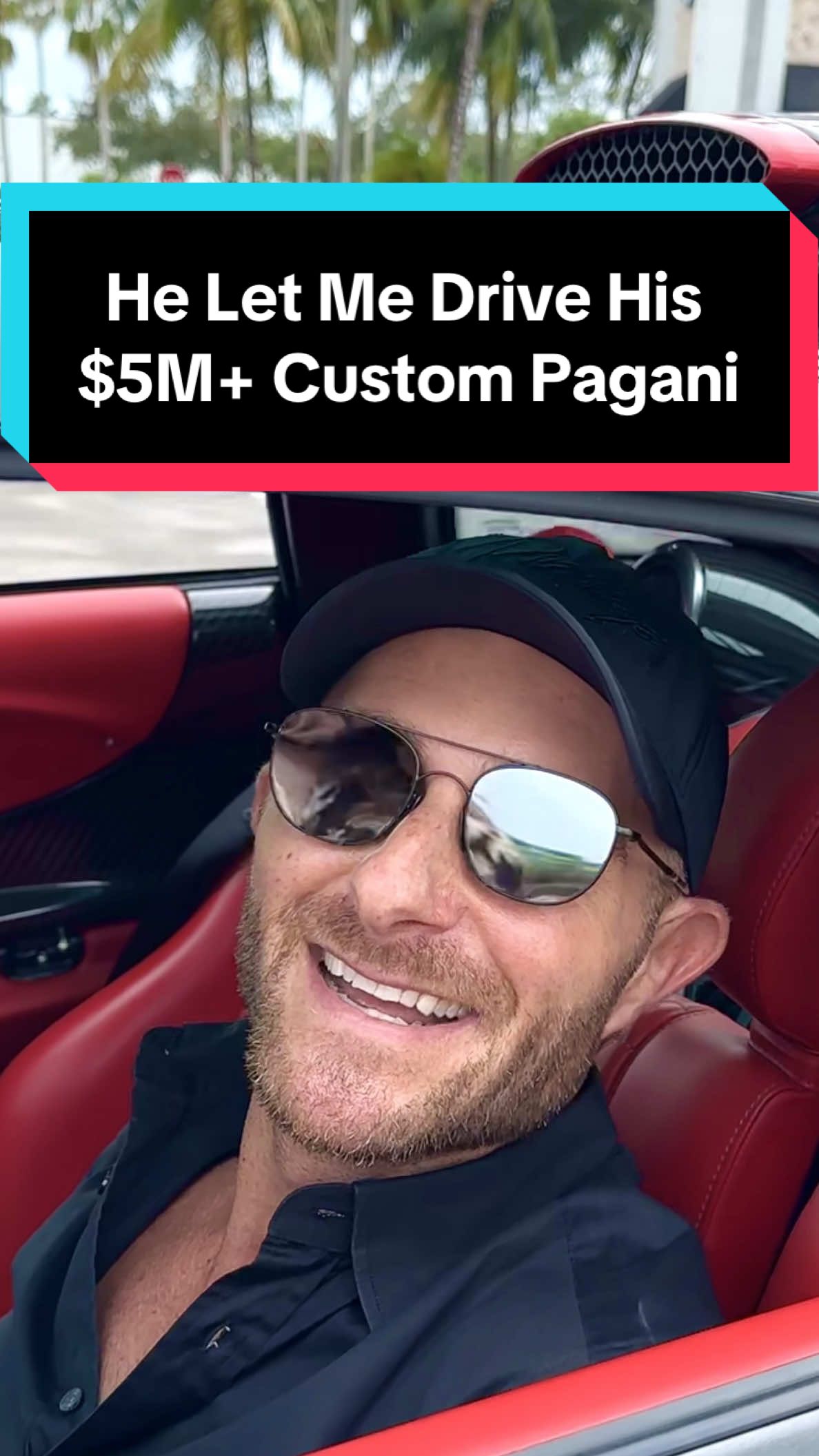 A post by @itsdanielmac on TikTok caption: My Insurance Agent Watching This Video 👀  #Pagani #Hypercar #Huayra @PrestigeImports