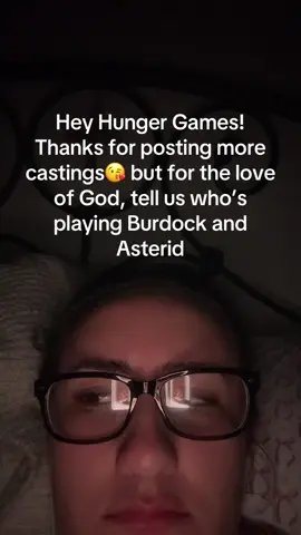 A post by @meganrodrig on TikTok caption: The parents of the GOAT #hungergames #sunriseonthereaping #burdockeverdeen #asterideverdeen #katnisseverdeen #haymitchabernathy #lenoredove 