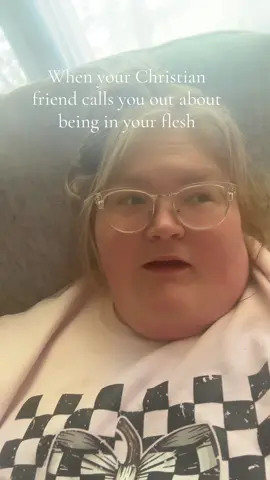 A post by @maddyanne20 on TikTok caption: When you wanna be a Proverbs 31 woman but you also petty like Peter 😇💅 God’s still working on me, okay?? #ChristianGirlHumor #FaithTok #GodsWorkInProgress #SavedNotSoft #HolyAndHilarious #JesusIsKing #PettyButPraying #FYP #GirlyChristian #Proverbs31ish #TikTokChurch