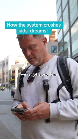 A post by @simonsquibb on TikTok caption: We have to stop applying our ‘knowledge’ to kids.  We must start learning from them! Through ‘teaching’ them, we’re distracting them from following their true dreams.  10 years ago, coding was the future of technology and people told me that’s where I should focus my efforts.  Nowadays, there’s an app where you can say what you want and it will code it for you @lovable.dev can fix the barriers you face in business  We’ve gotta stop telling kids to get a mortgage and buy a house… …or that they should go to university.  Instead, adults need to realise that kids know more than we think about what they want to do in life.  Shouldn’t we just let them follow their dreams?  Special thanks to @tilg_uk iting me to this very special day  #ad #investor #dreams #simonsquibb 