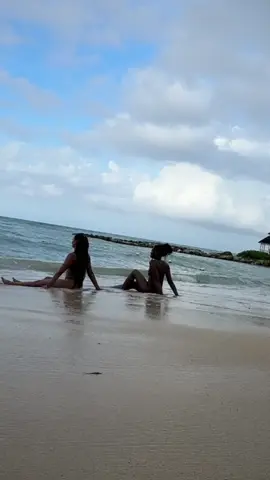 A post by @kimberlycherrell on TikTok caption: Started in Hawaii, now we're here... and everywhere in between @AshleyEverett 🌎🌴 #TravelBuddies #Wanderlust 