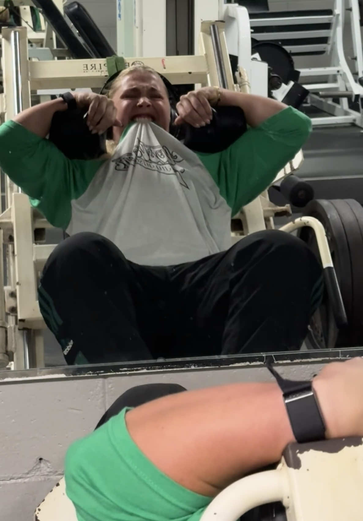 A post by @kyliegaskell on TikTok caption: Lost a legend today 💔 #upperlower #fyp #gym 