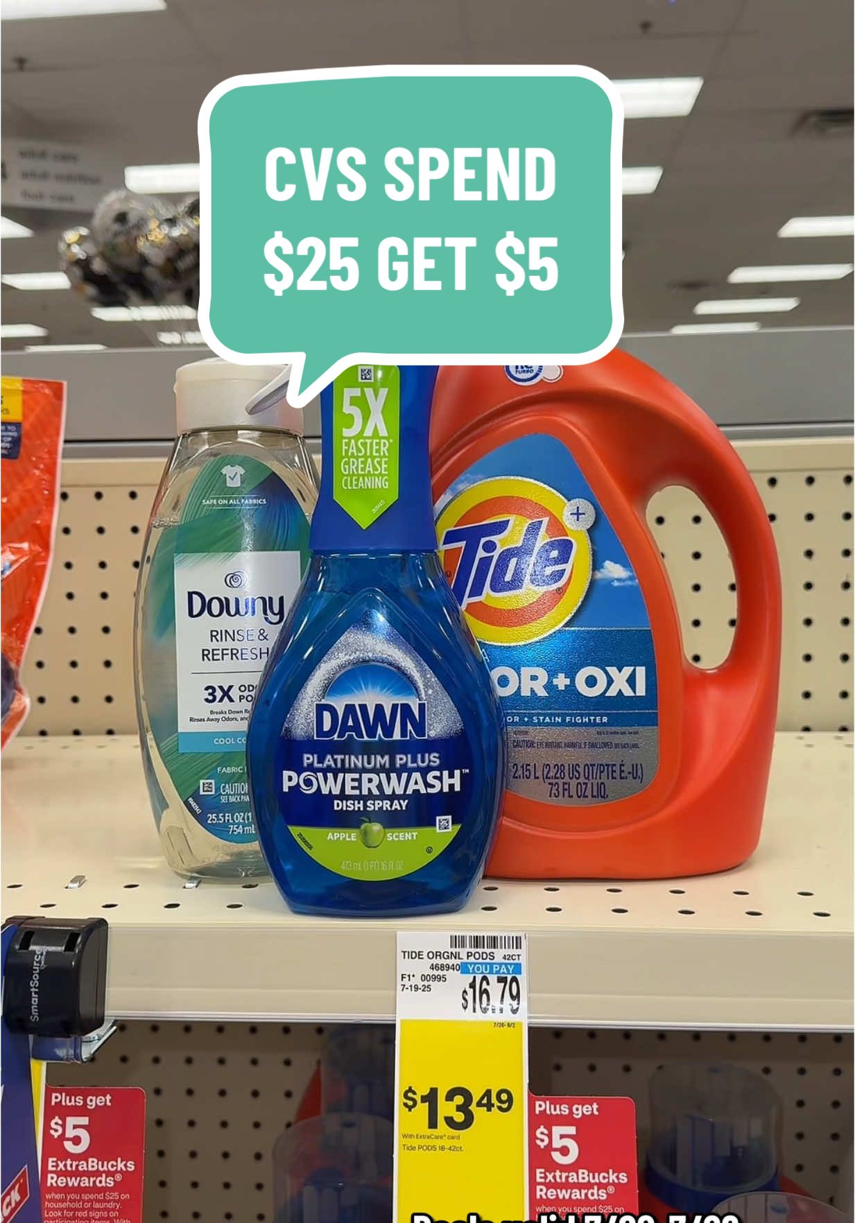 A post by @savingwithshayna on TikTok caption: Nothings better than a laundry deal at @CVS Pharmacy ! Deals valid 7/20-7/26 #couponingatcvs #cvscouponing #cvscouponingthisweek #cvsdeals #cvsdigitalcouponing #cvsbreakdown #cvsbeginnerdeals #cvsbeginnercouponer #cvsbeautyhaul #cvsnewbiecouponing #cvsfinds #cvsclearance #dealfinder #savingmoney #savingwithshayna #budgeting #howtocoupon #howtocouponatcvs #greenscreen 