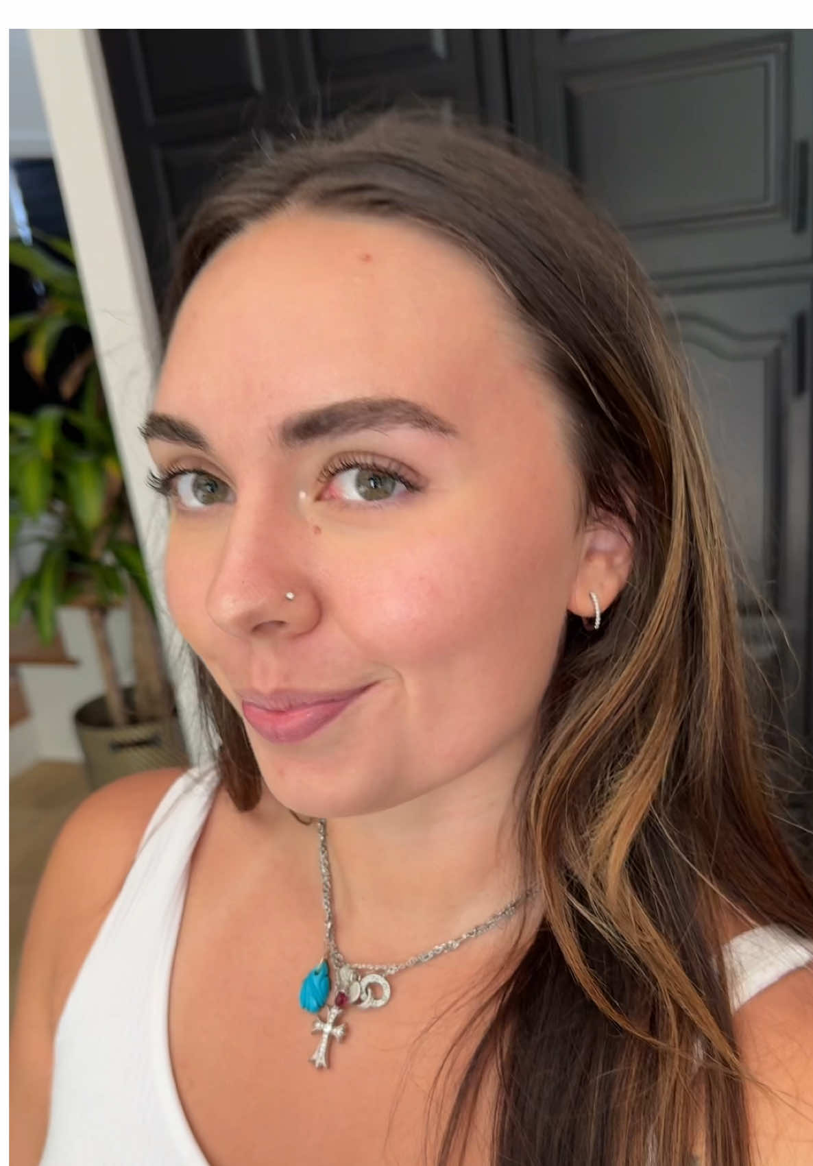 A post by @abbyberner on TikTok caption: NEW LASHES😘☺️ #fyp 