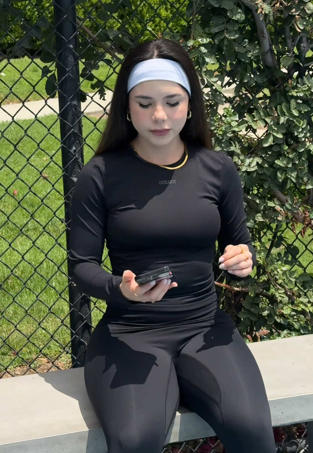 A post by @diosafitofficial on TikTok caption: An all black fit is always a vibe 🖤
