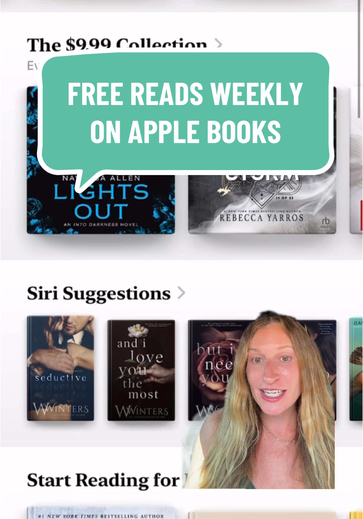 A post by @savingwithshayna on TikTok caption: Yeah @Apple Books is the best spot for all things reading 📖! Every single week, Apple Books drops: -Totally free reads (including timeless classics) -An Audiobook of the Week for under $5 -Exclusive access to Reese’s Book Club!!! Listen to the monthly pick, browse past faves, and snag deals on iconic stories. ➡️ Tap the link in my bio to explore Apple Books & Reese’s Book Club #A#AppleBooksB#BookTokR#ReesesBookClubR#ReadingOnTheGoD#DigitalReadsF#FreeReadsAudiobooks #ad #MagicLinksPartner #reading #audibooks #applebooksale #freebooks #deals #savingmoney #bookworm 