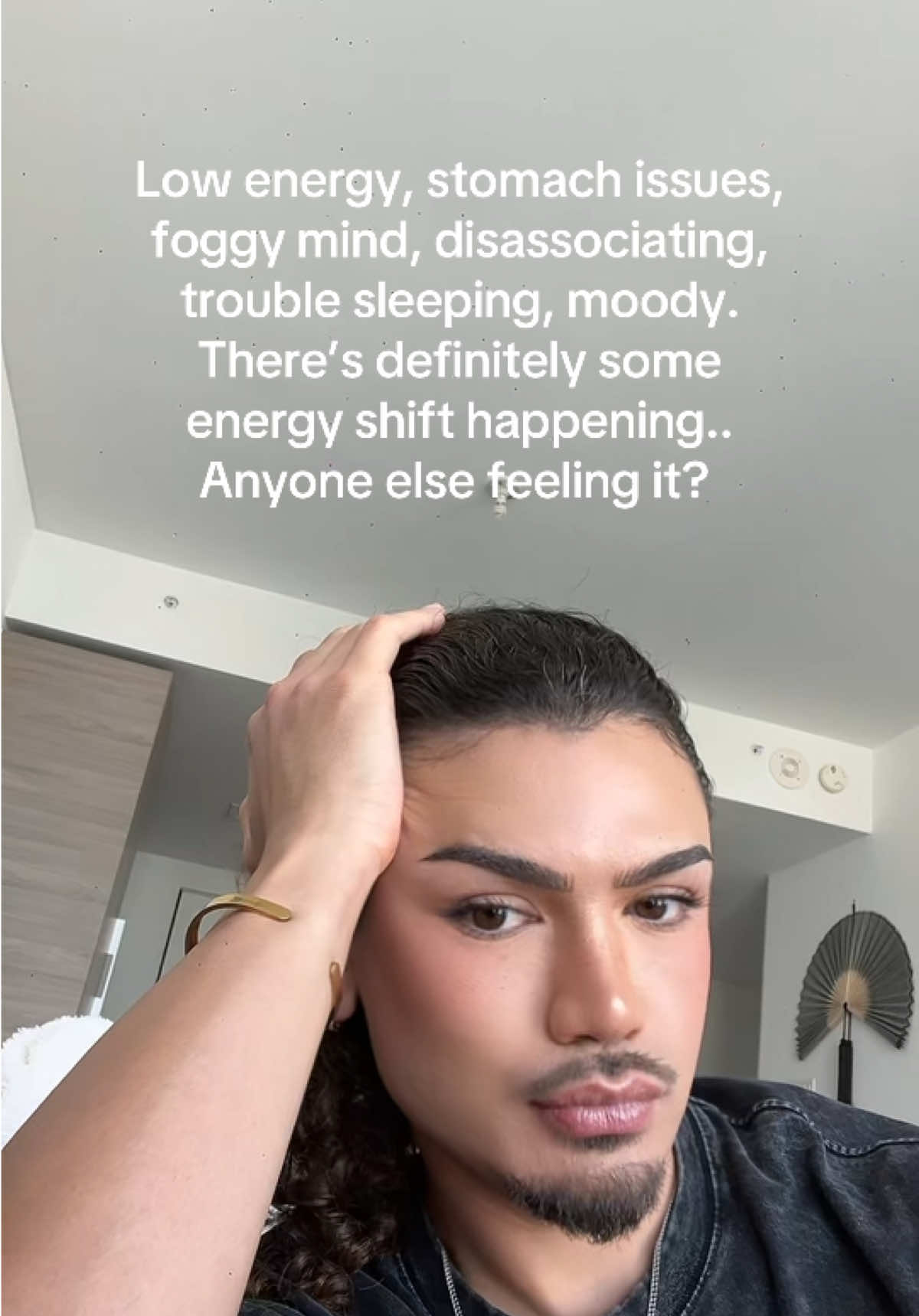 A post by @_ajtsanchez on TikTok caption: Thought it was just me but I was just at the gym and even others looked like zombies today 