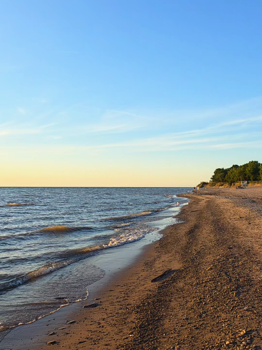A post by @shairinakhan on TikTok caption: Beach ⛱️ #buffalo #foryoupage #fyp 