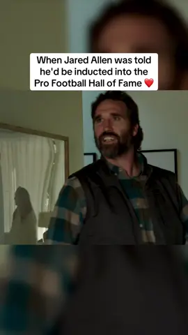 A post by @nfl on TikTok caption: a special moment for #jaredallen 🫶 #nfl #pfhof 